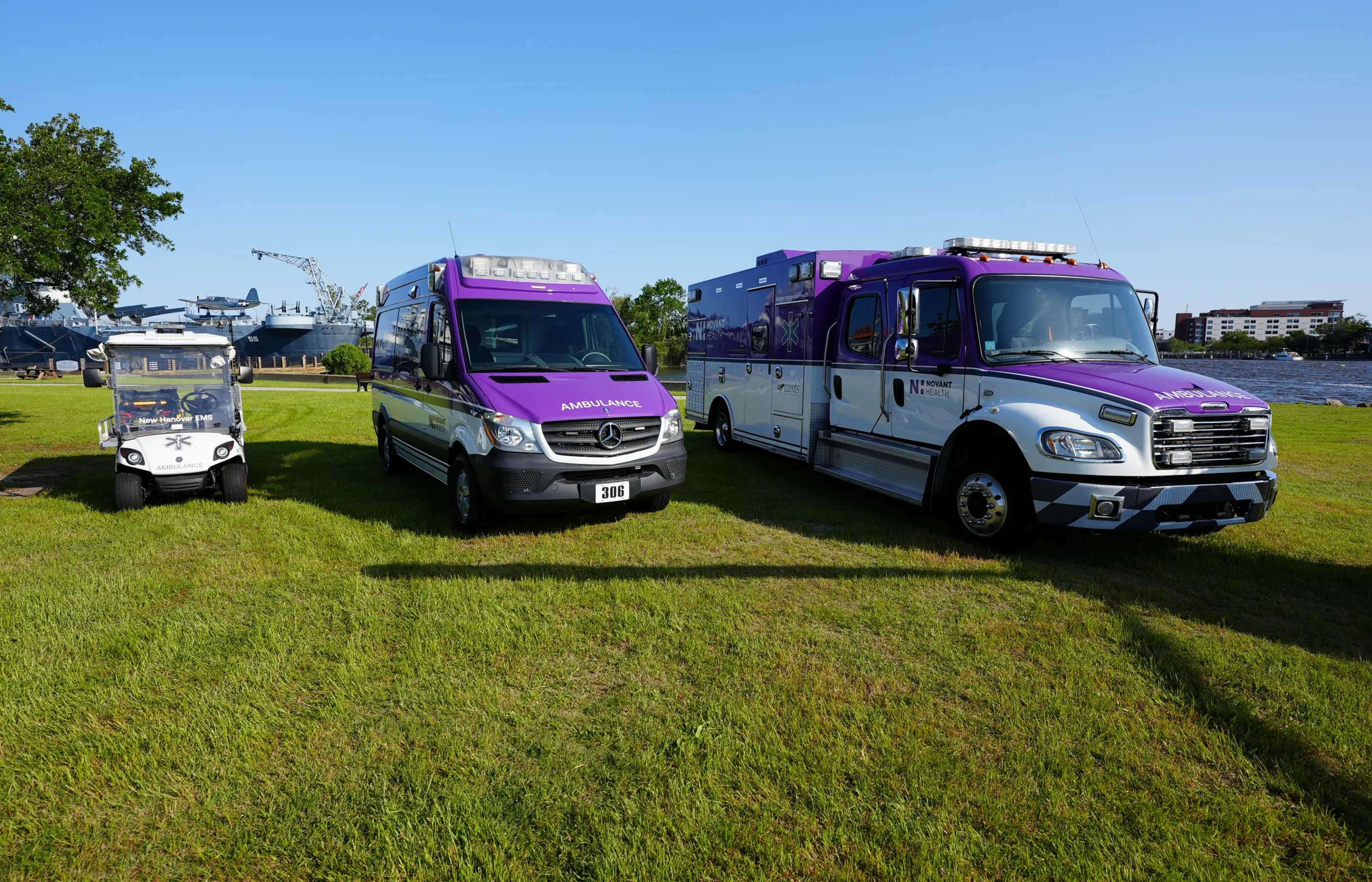 Novant Health critical ground transport vehicles