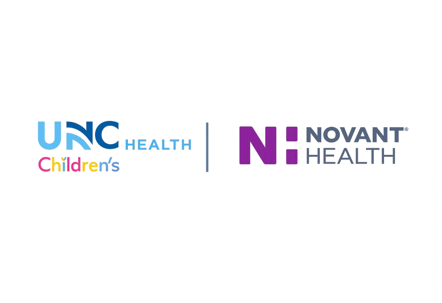 UNC Children's and Novant Health partnership logo