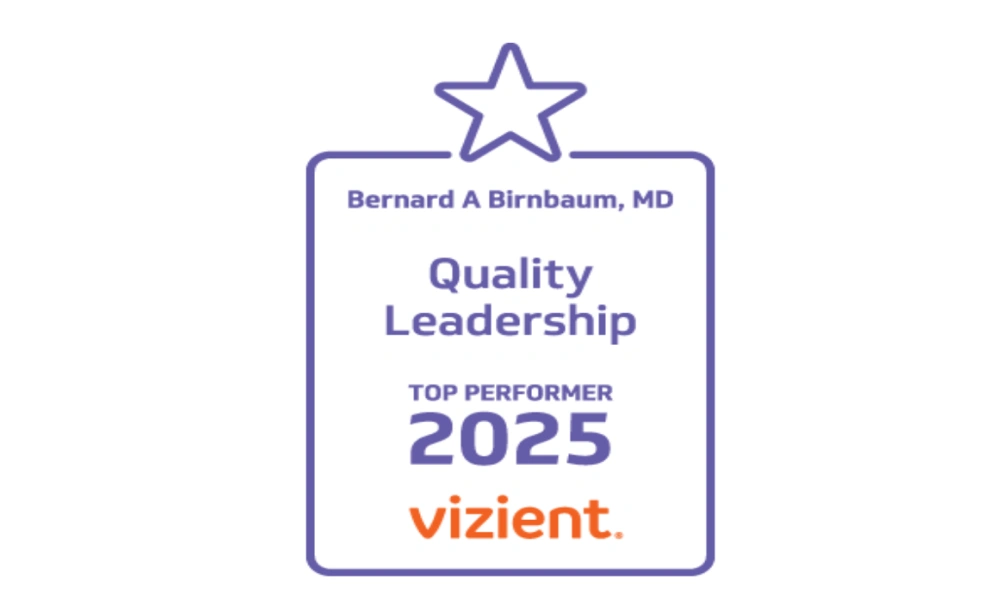 Vizient Bernard Birnbaum 2025 award