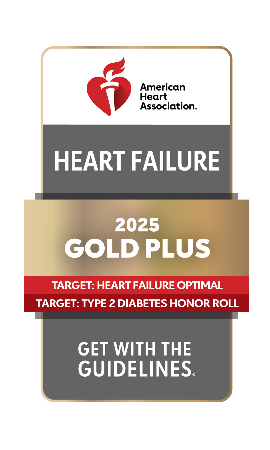 AHA 2025 Gold Award Heart Failure