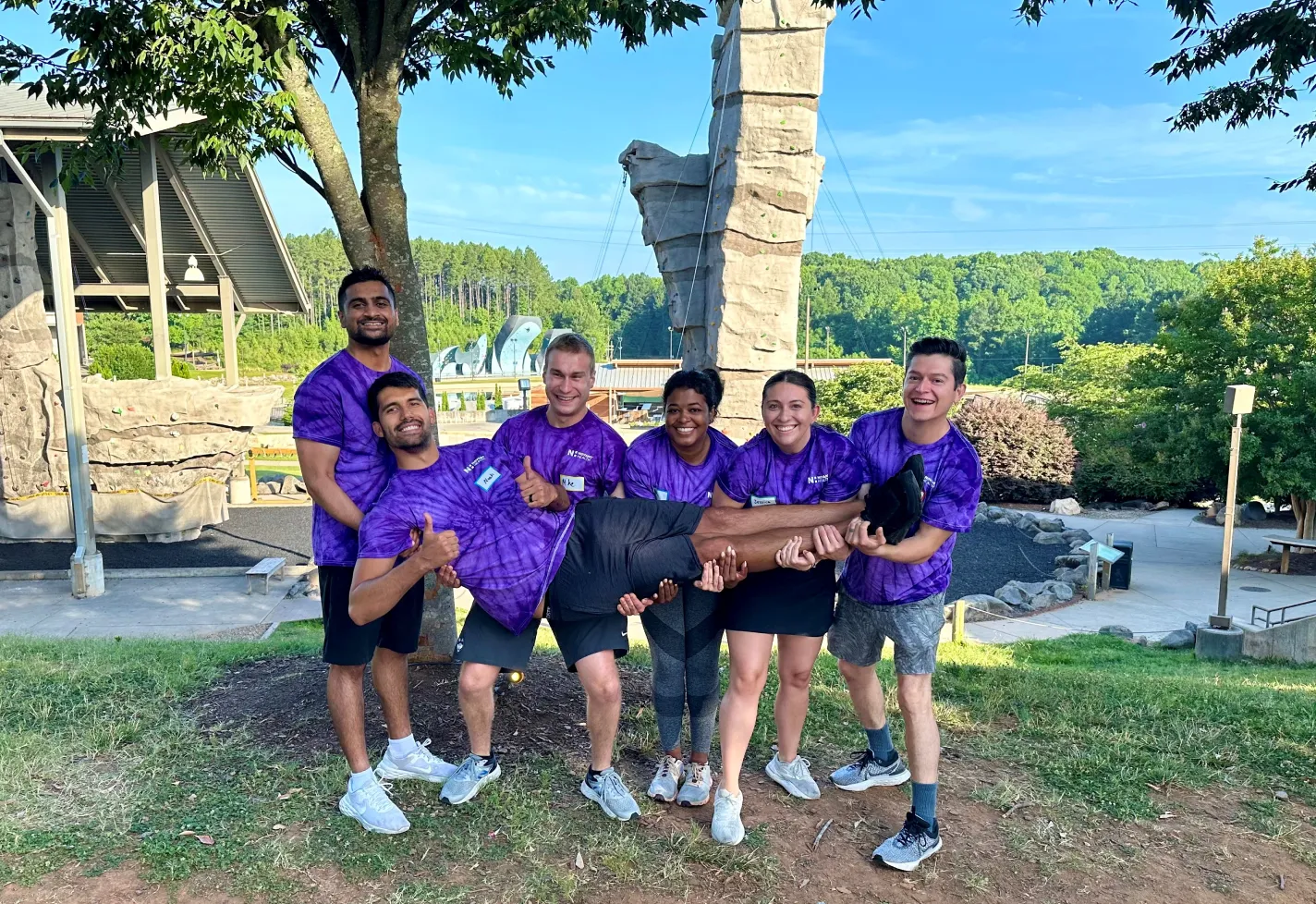Charlotte, NC family medicine residents at the U.S. National Whitewater Center