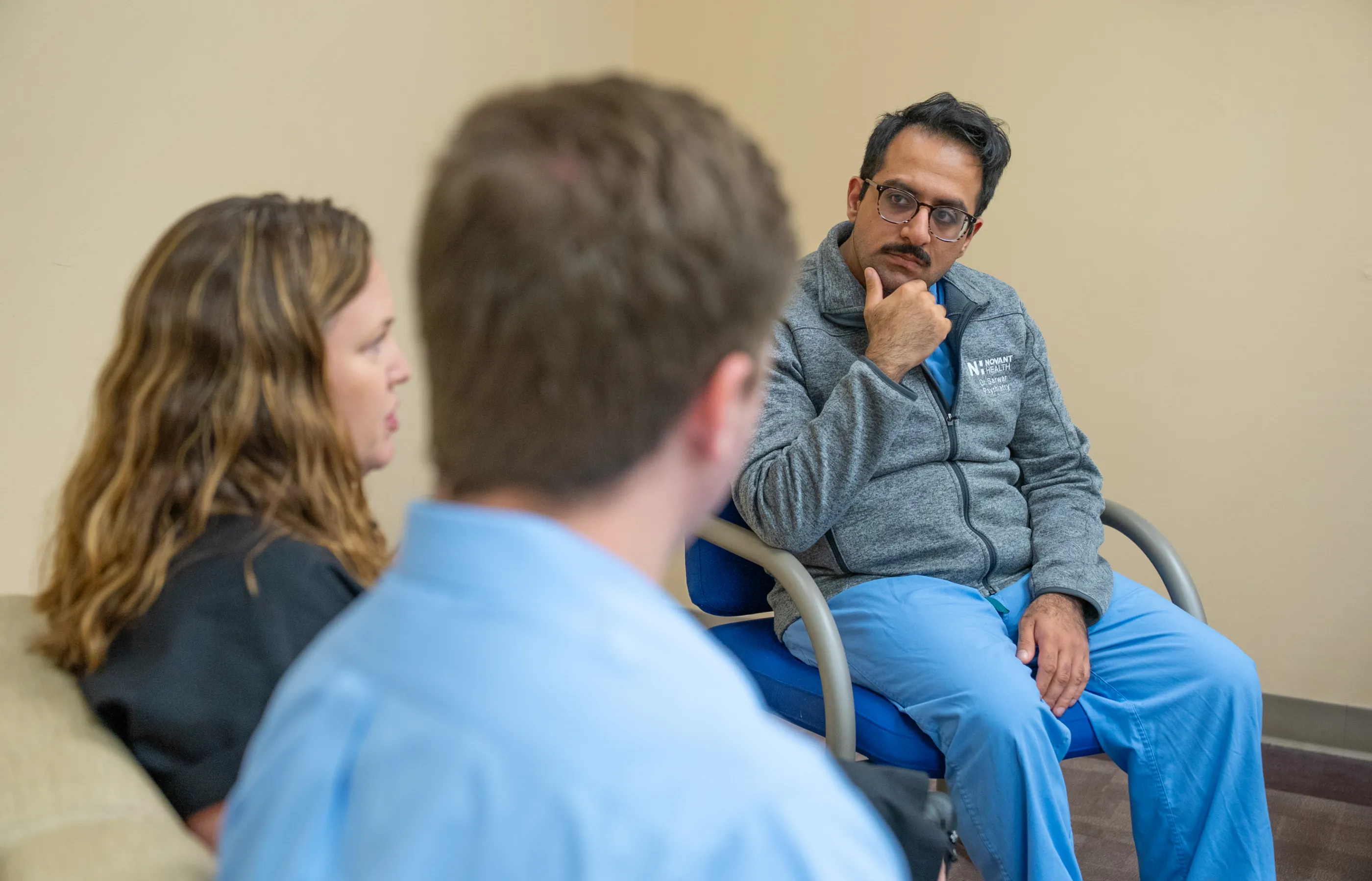 Wilmington, NC psychiatry residency residents and faculty listening to each other