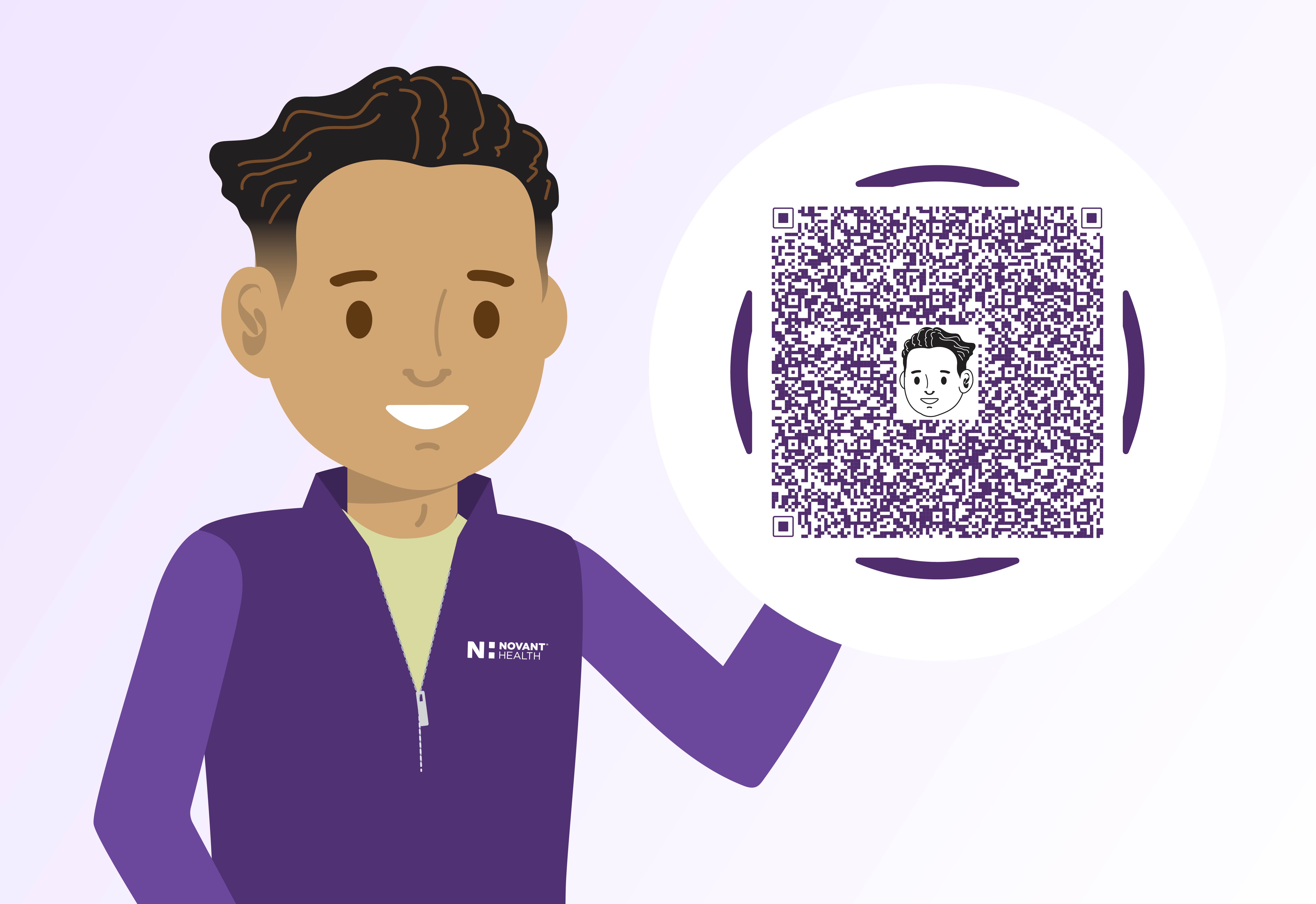 Scan to submit a photo of you doing a well-being activity to teo@novanthealth.org. Scan to submit a photo of you doing a well-being activity to teo@novanthealth.org.