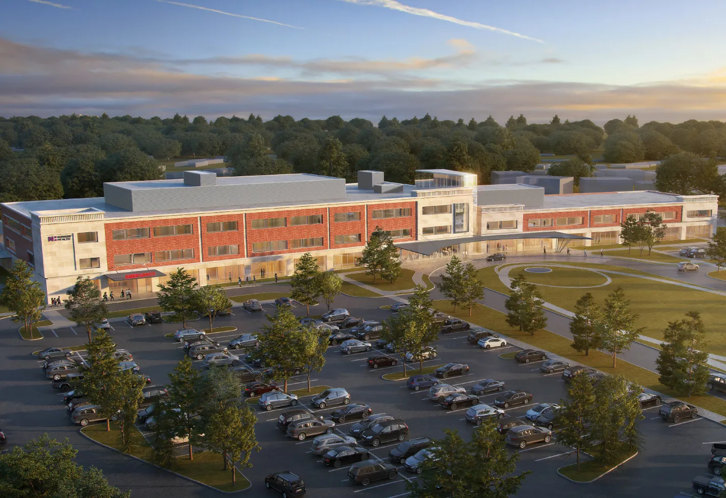 Rendering of Novant Health Ballantyne Medical Center Rendering of Novant Health Ballantyne Medical Center